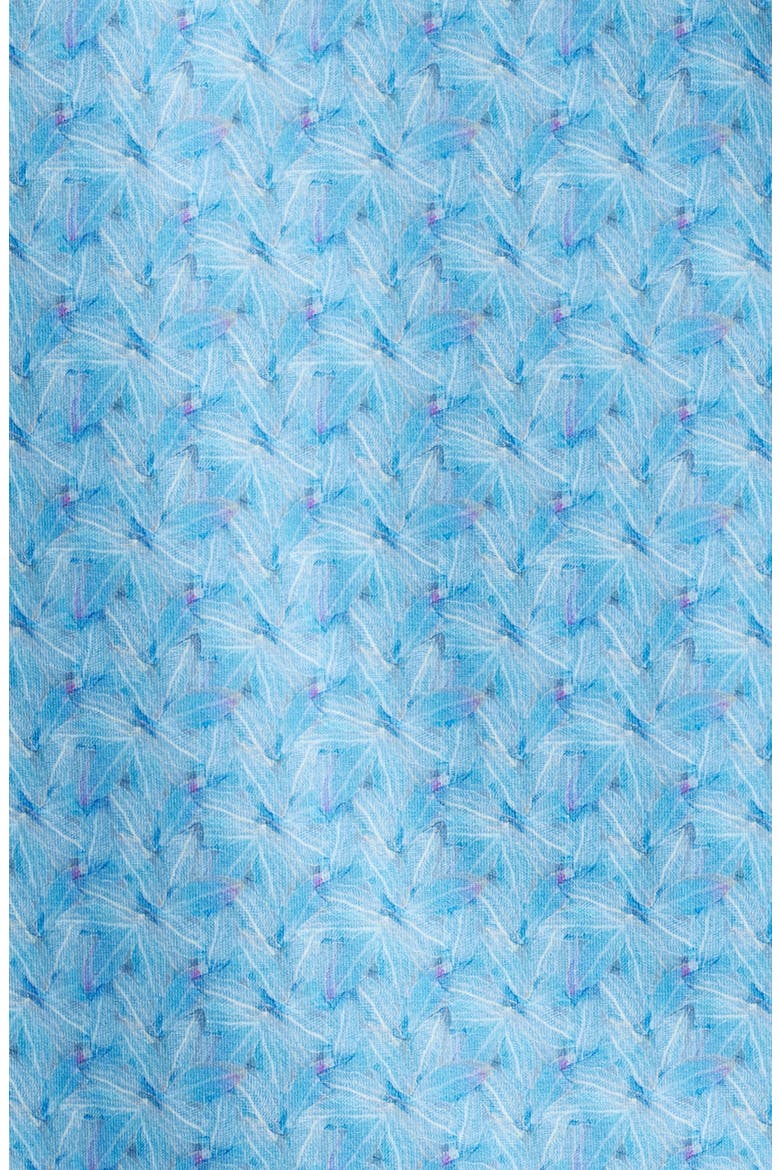 Vance OoohCotton® Abstract Print Polo, Alternate, color, CLASSIC BLUE