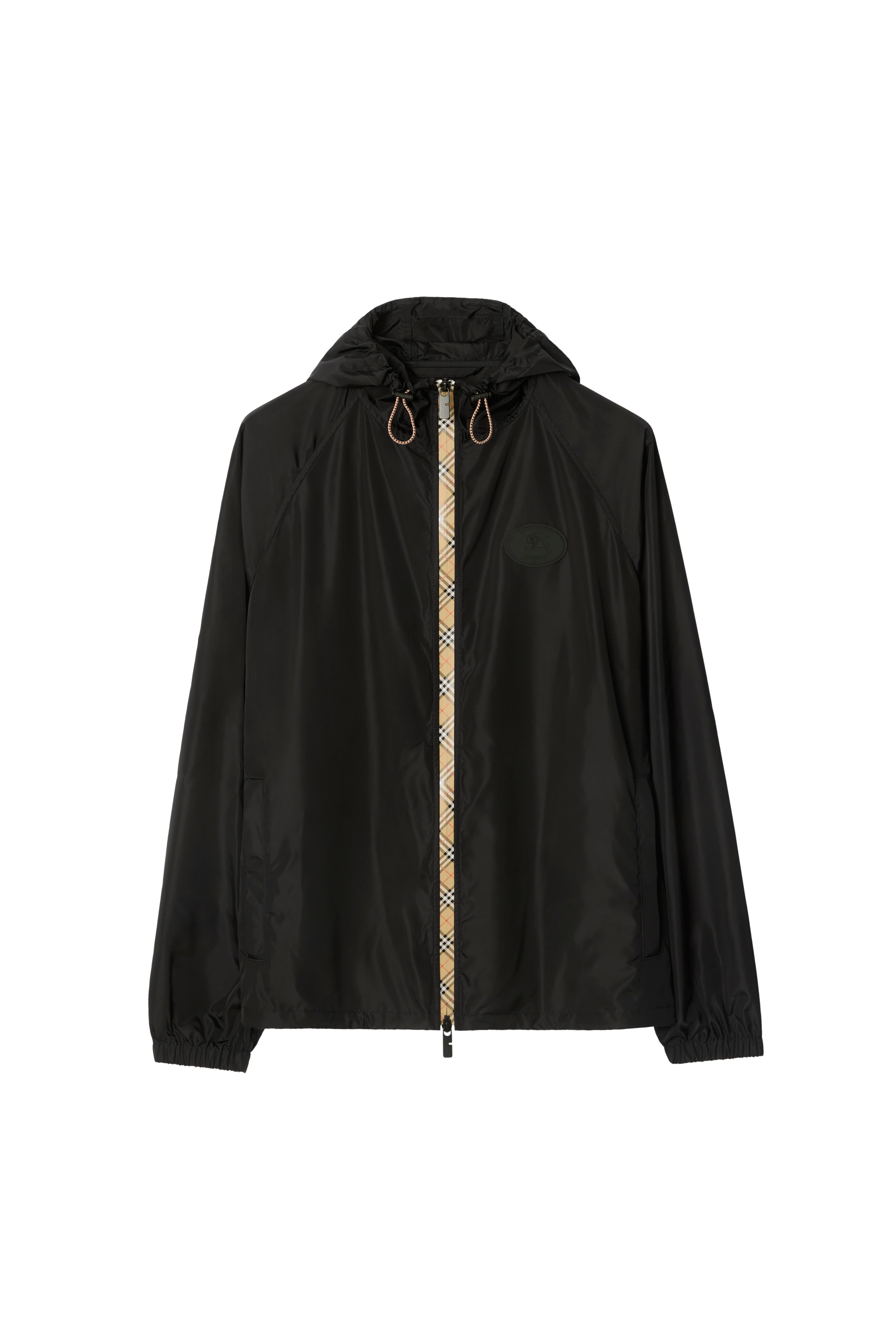 Checker-tape Nylon Hooded Jacket - image 2