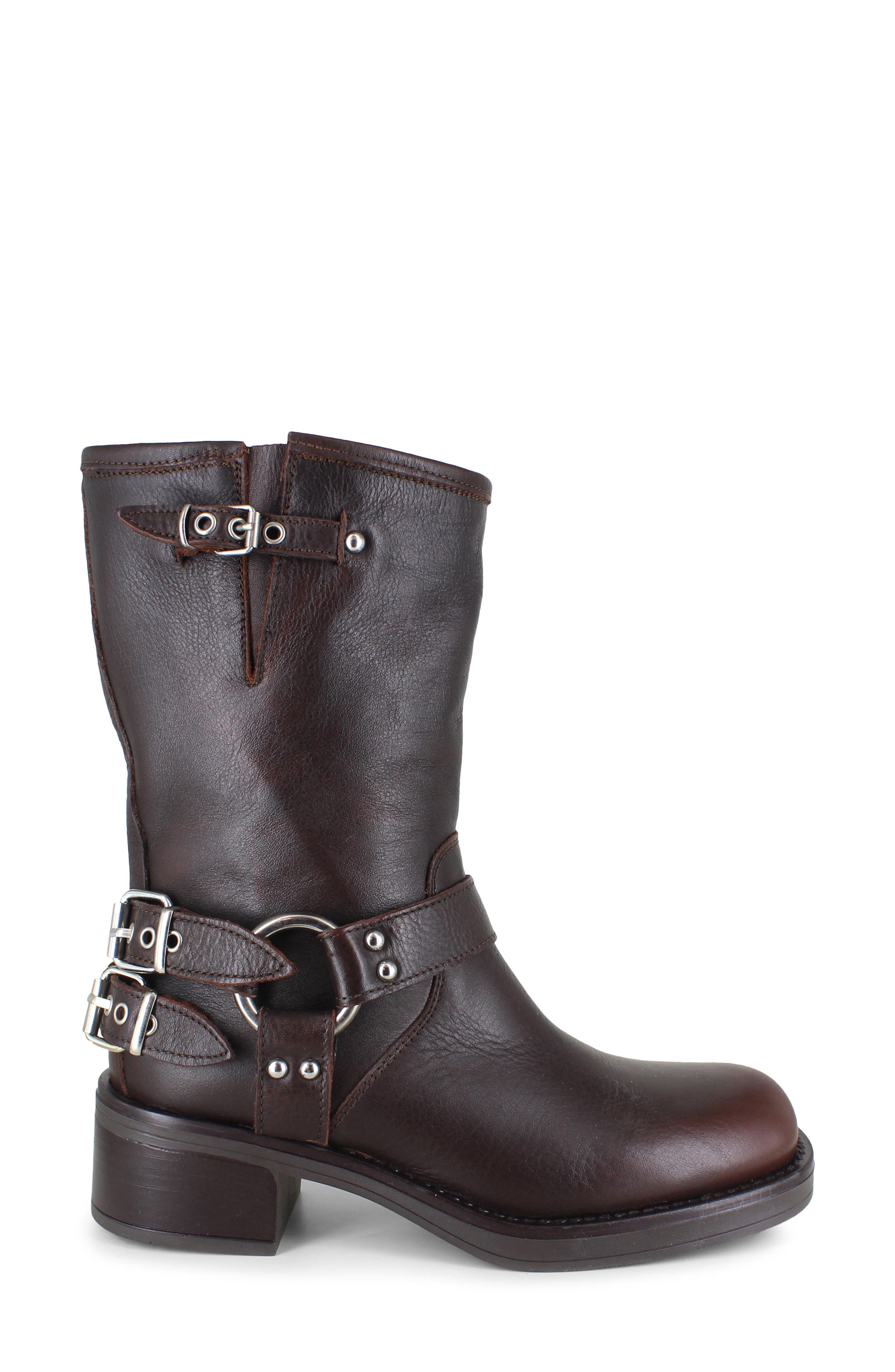 Marce Moto Bootie, Alternate, color, BRNLT