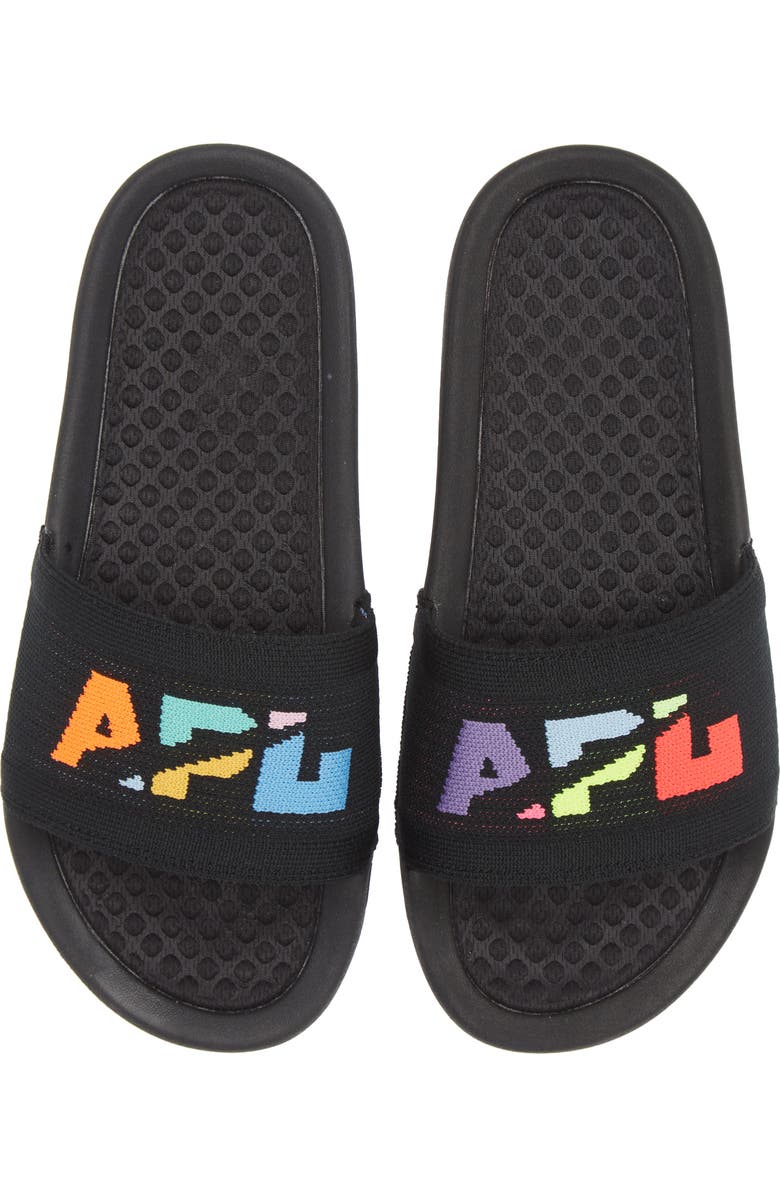 APL Big Logo TechLoom Knit Sport Slide, Main, color,