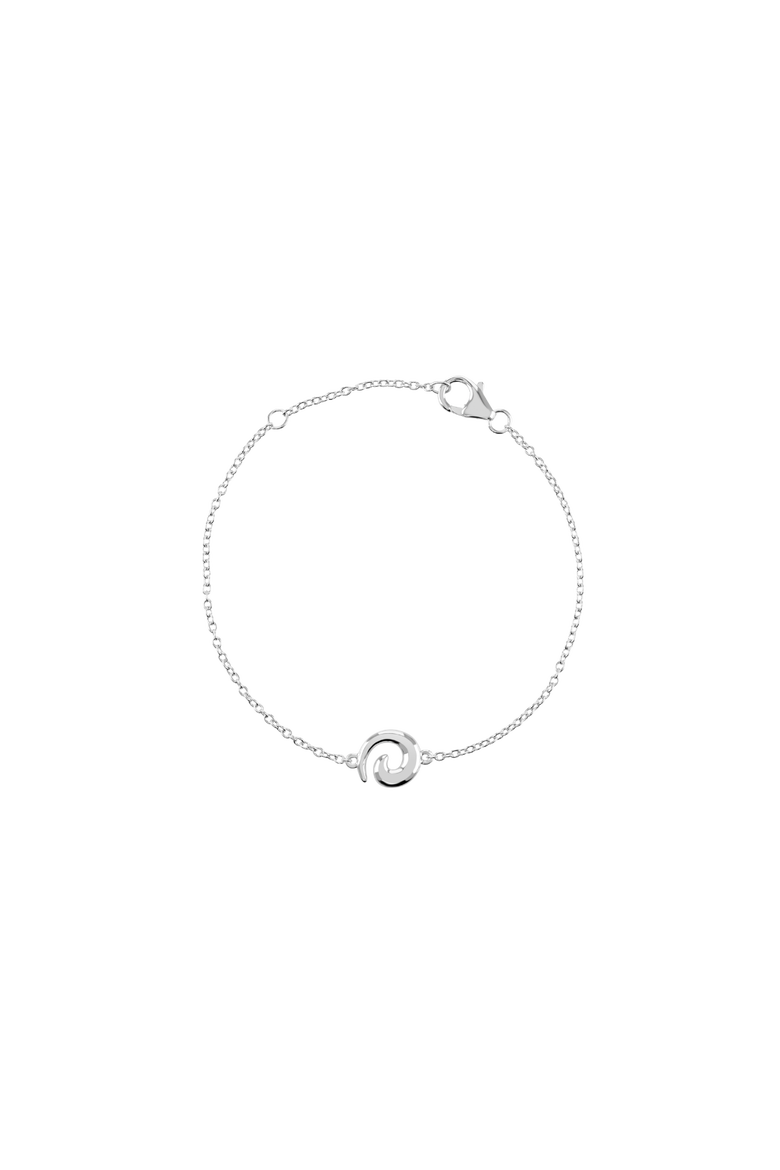 Element Swirl Bracelet, Main, color, Sterling Silver
