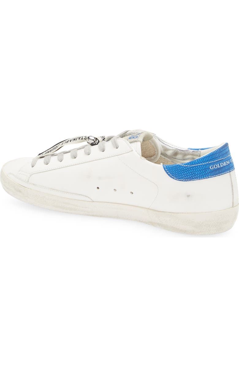 Golden Goose Super-Star Bio Based Sneaker, Alternate, color, White/ Red/ Blue