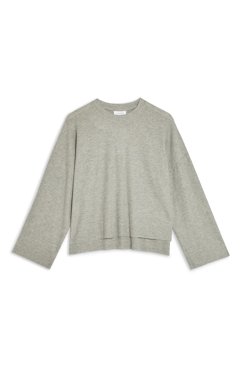 Topshop Super Soft Ribbed Sweater, Alternate, color, 