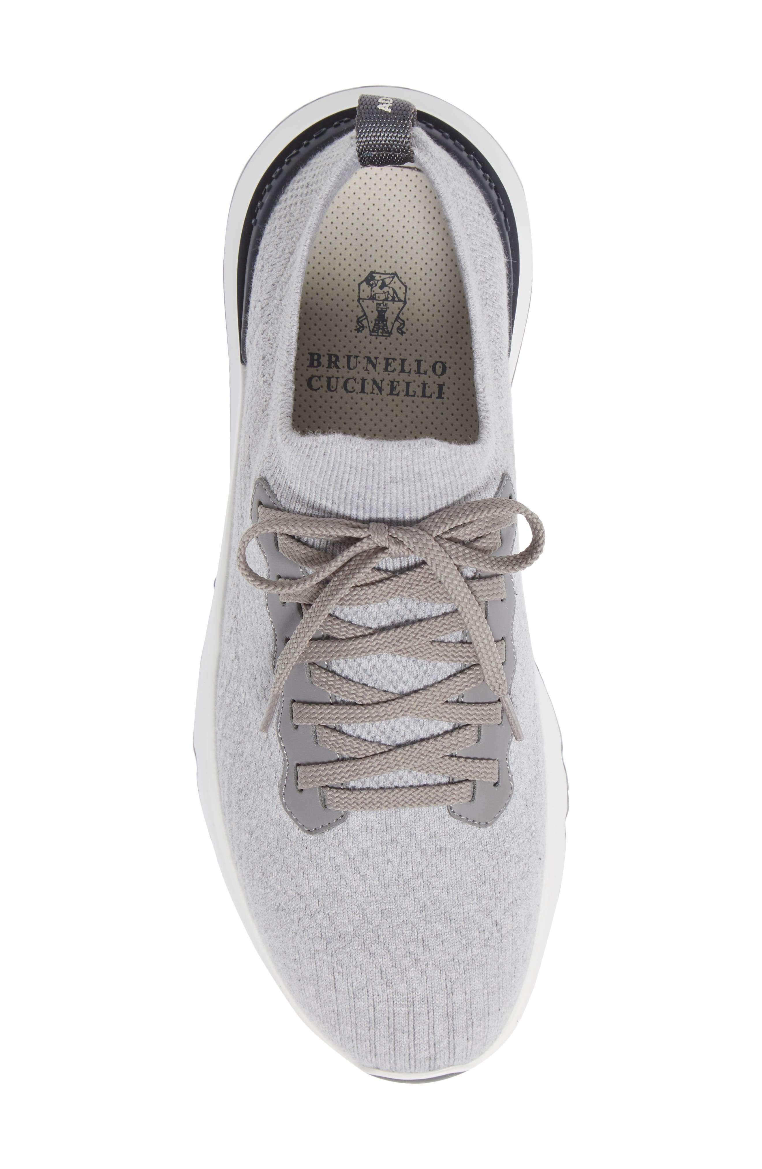 Brunello Cucinelli Knit Sneaker, Alternate, color, 
