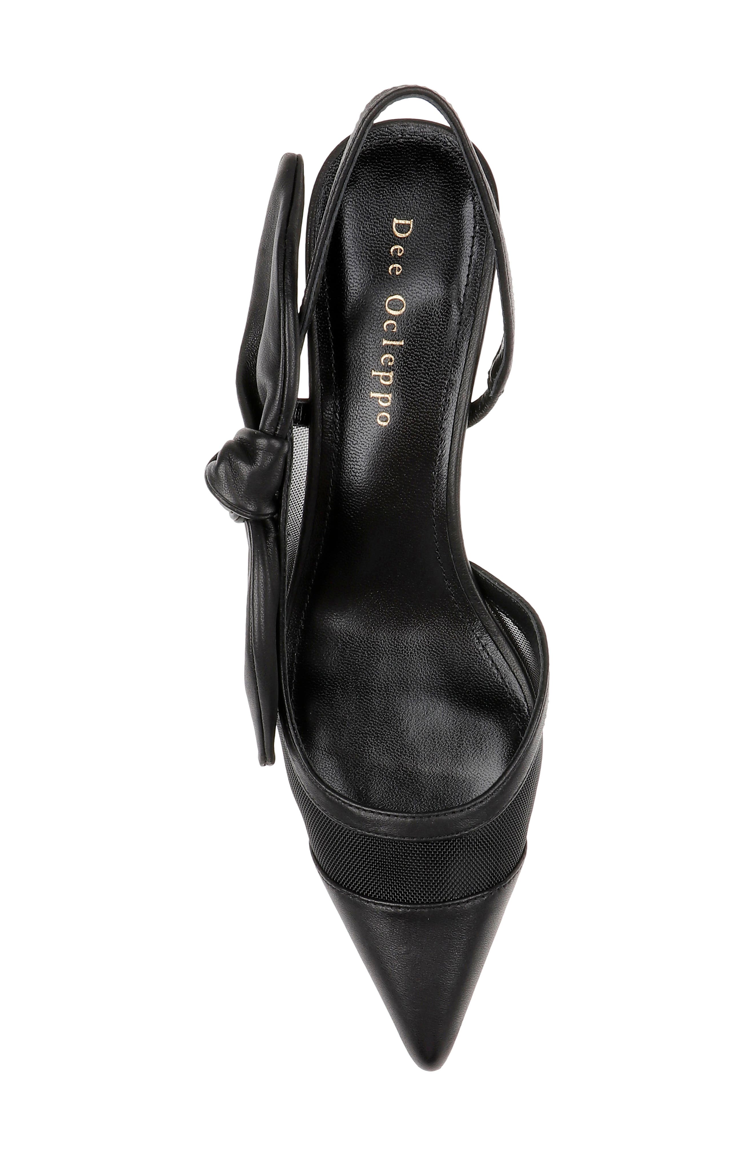 Dee Ocleppo Caracas Slingback Half D'Orsay Pointed Toe Pump, Alternate, color, 