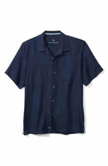 Tommy Bahama Tropic Isle Short Sleeve Button-Up Silk Camp Shirt