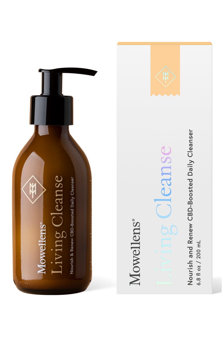 Living Cleanse Nourish & Renew CBD-Boosted Daily Cleanser, Main, color, NO COLOR