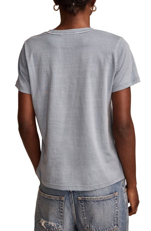LUCKY BRAND LUCKY BRAND FEEL THE SUNSHINE EMBROIDERED COTTON GRAPHIC T-SHIRT