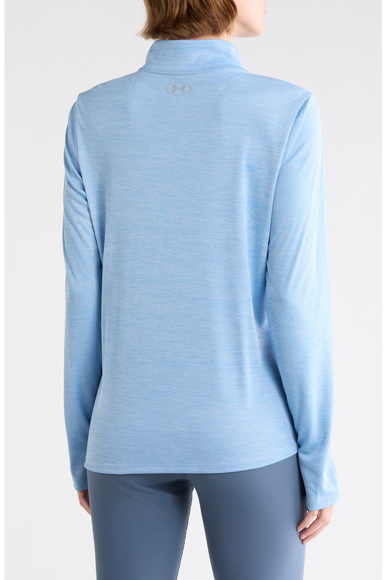 Velocity Half Zip Pullover, Alternate, color, BLUE CALM