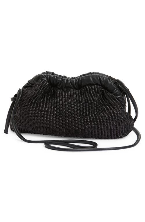 Mansur Gavriel Mini Cloud Woven Raffia Clutch