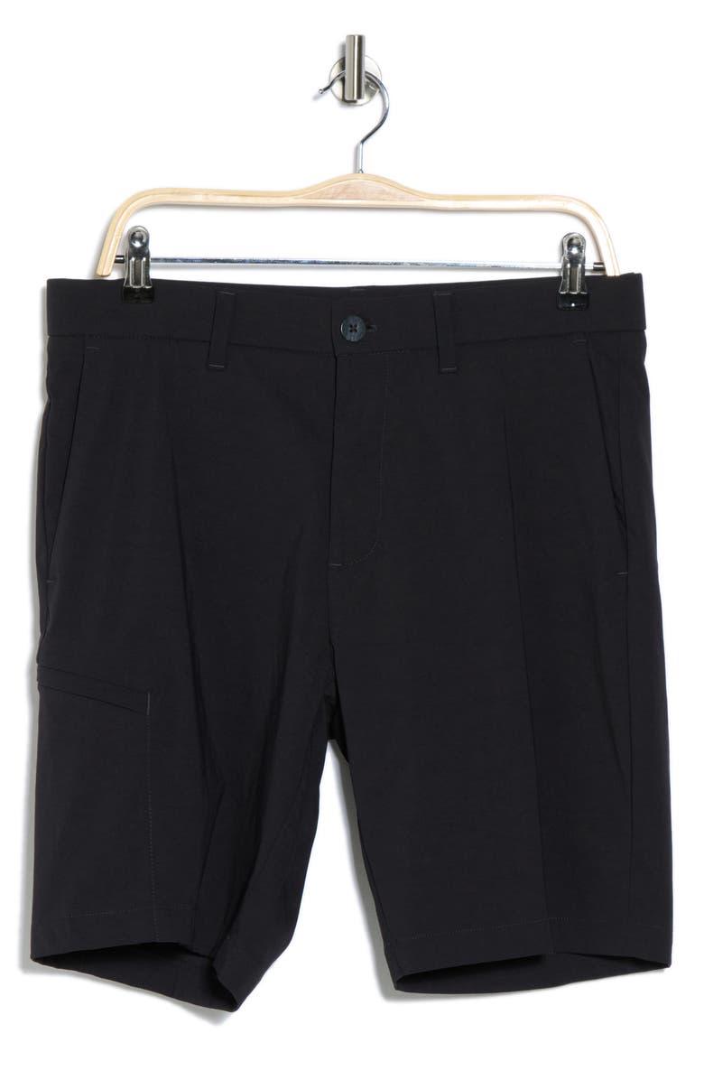 Callaway Flat Front 9-Inch Golf Shorts, Alternate, color, Caviar