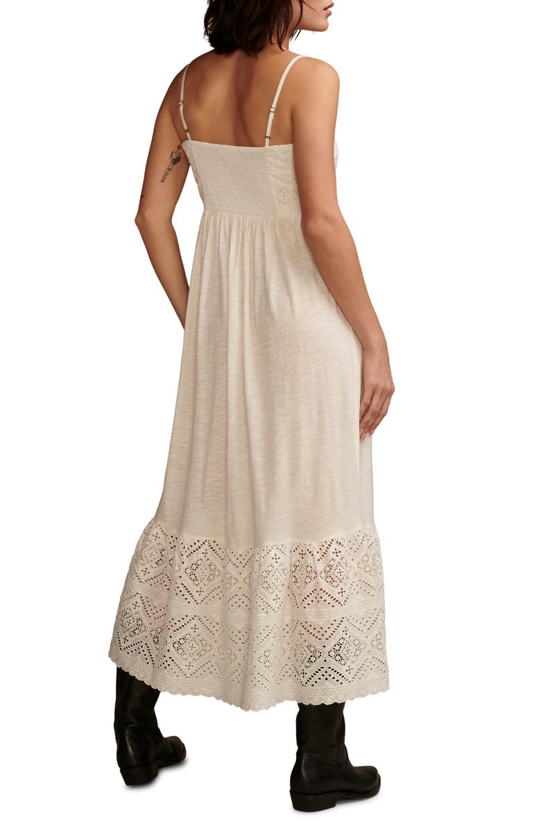 Lucky Brand Cutwork Sundress, Alternate, color,