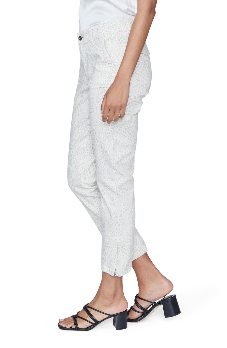 PAIGE Mayslie Animal Print Stretch Twill Joggers, Alternate, color,