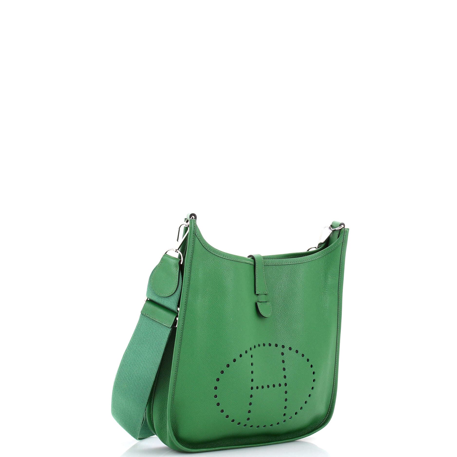 Pre-Owned Hermes Evelyne Bag Gen III Epsom PM, Alternate, color, Vert Clair