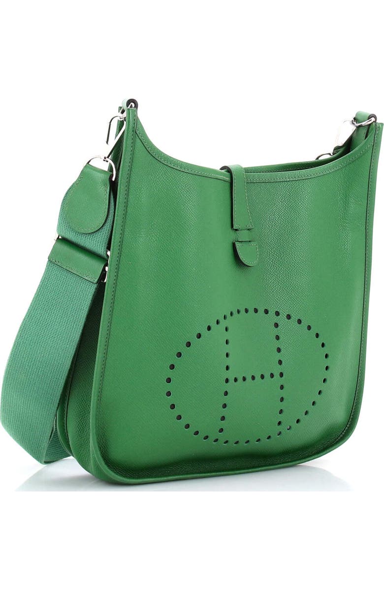 Pre-Owned Hermes Evelyne Bag Gen III Epsom PM, Alternate, color, Vert Clair