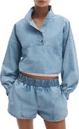 rag & bone Miramar Flyweight Snap Placket Popover Top