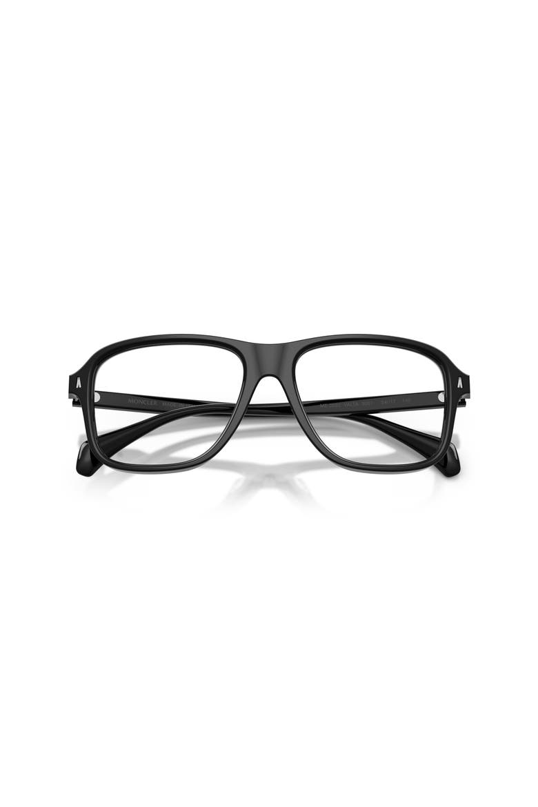 56mm Rectangle optical glasses, Alternate, color, Black
