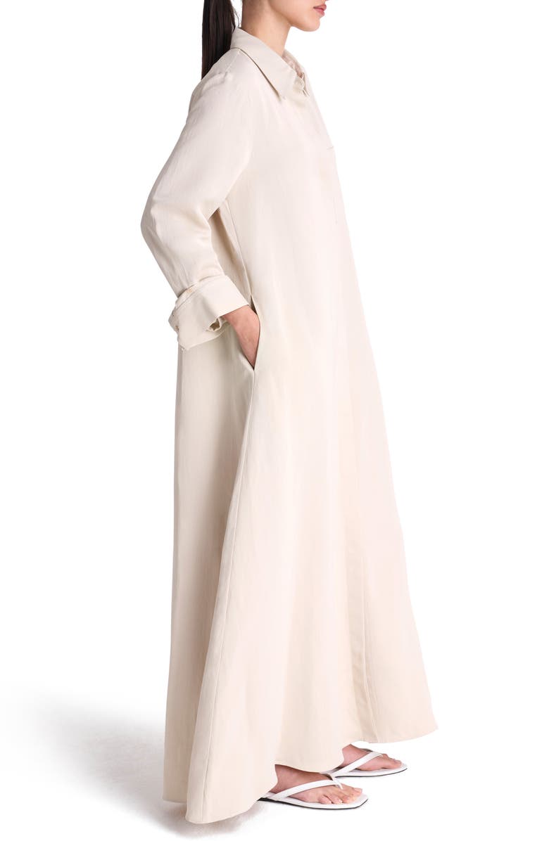 TWP Jenny's Long Sleeve Maxi Shirtdress, Alternate, color, 