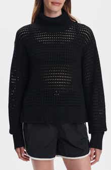 Varley Jody Openwork Cotton Sweater