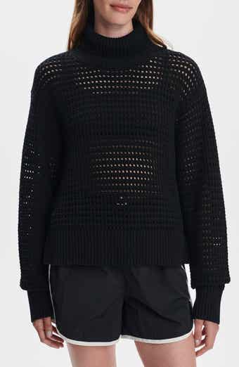 Varley Jody Openwork Cotton Sweater