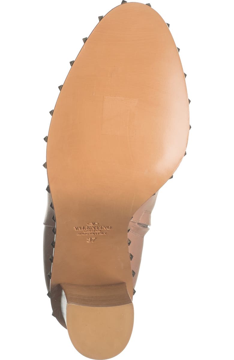 Valentino Garavani Pyramid Studded Block Heel Bootie, Alternate, color,