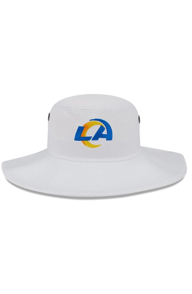 New Era Men's New Era White Los Angeles Rams 2023 NFL Training Camp Panama Bucket Hat, Alternate, color, White