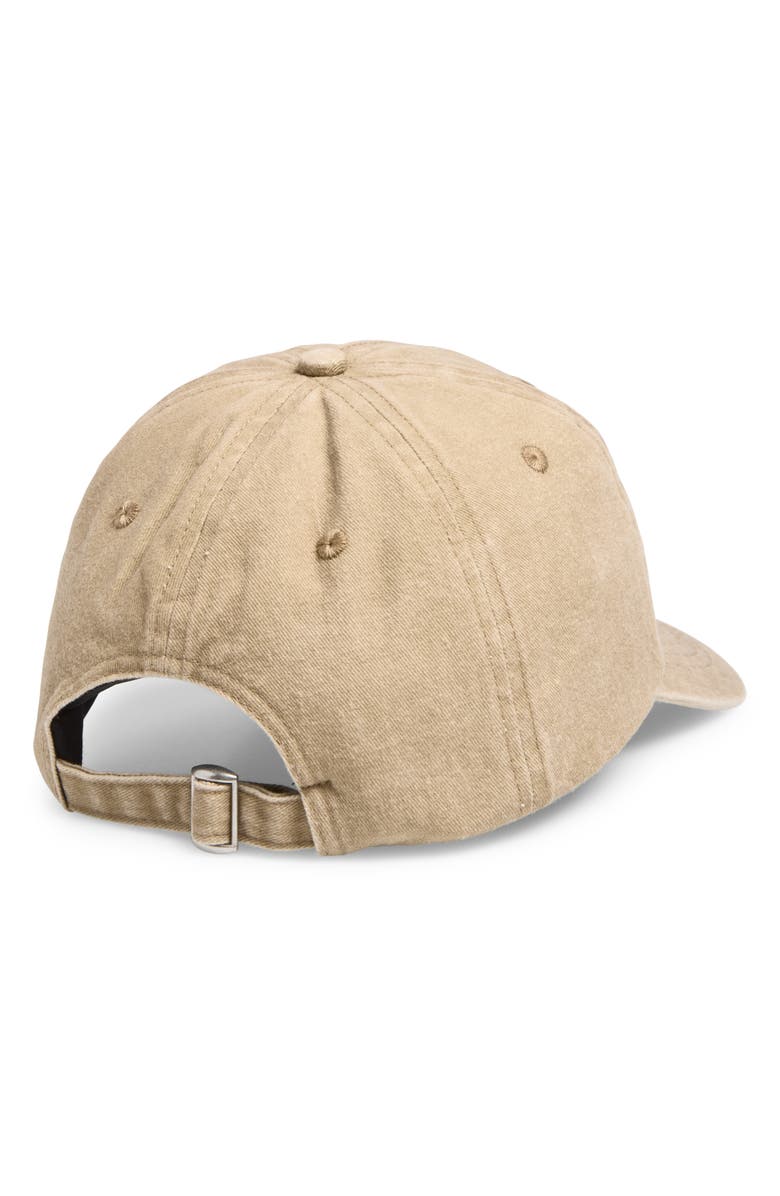 NORDSTROM RACK Stonewash Cotton Dad Cap, Alternate, color, Khaki
