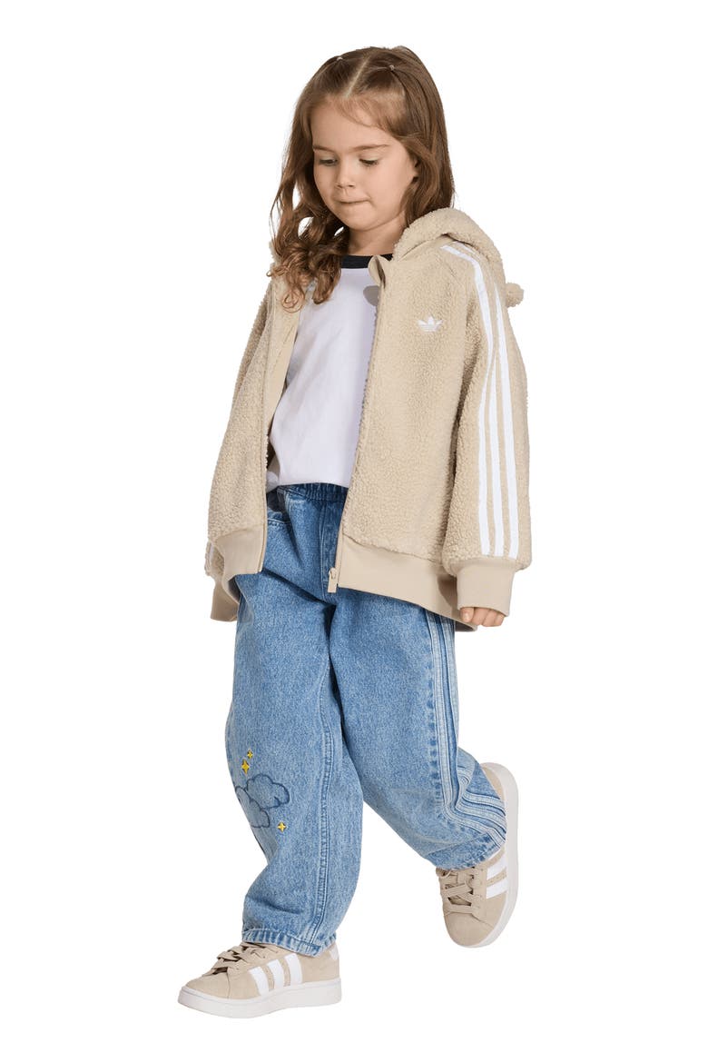 Kids' SST Fleece Hooded Jacket, Alternate, color, KHATHR