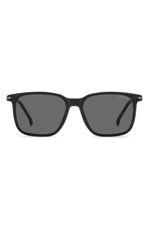 Carrera Eyewear 55mm Polarized Rectangular Sunglasses In Multi