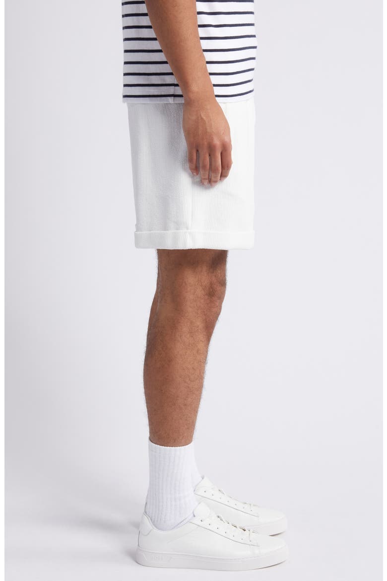 Lasdun Cotton Gauze Drawstring Shorts, Alternate, color, WHITE