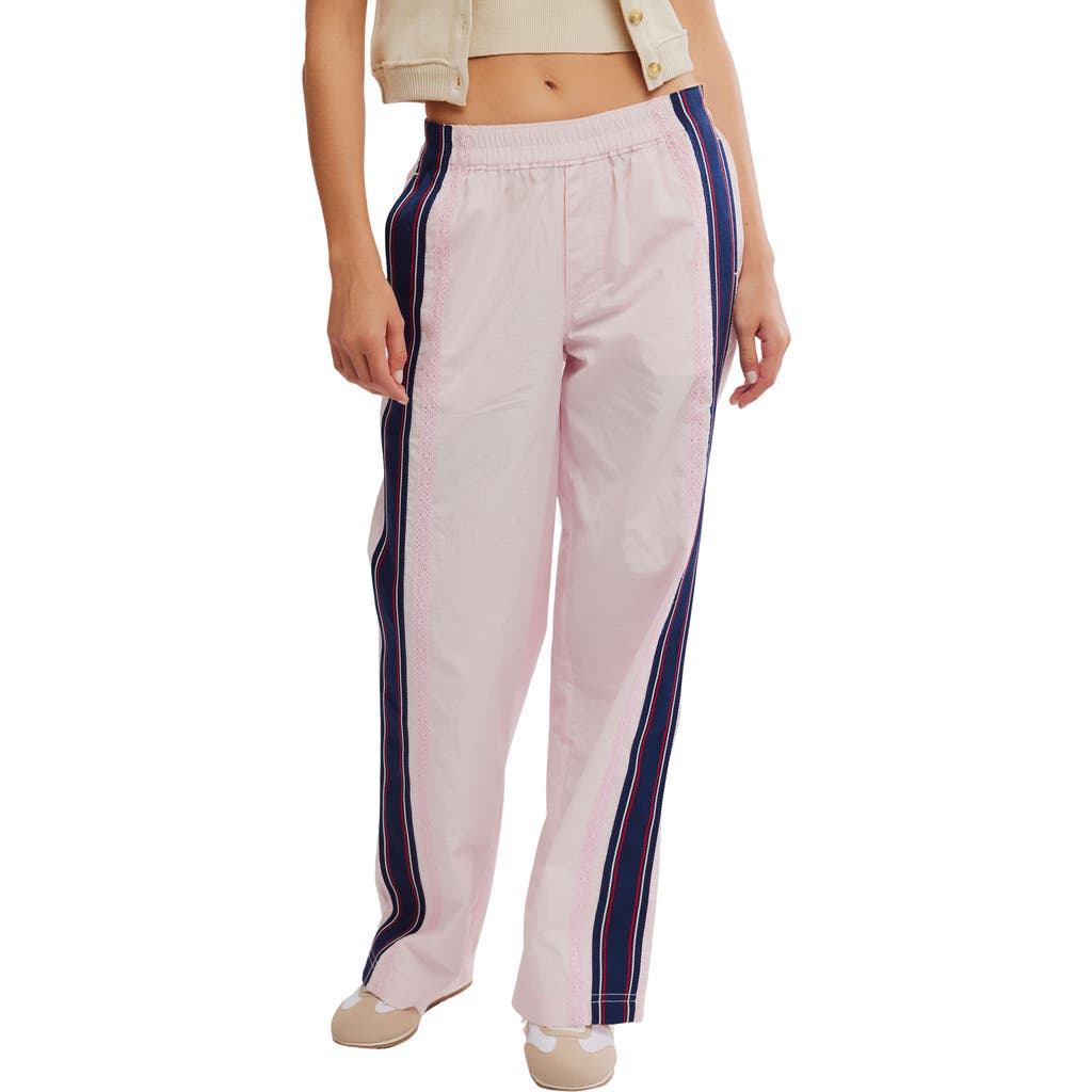 Free People Team Spirit Pull-on Pants In Pep Pink In Pep Pink