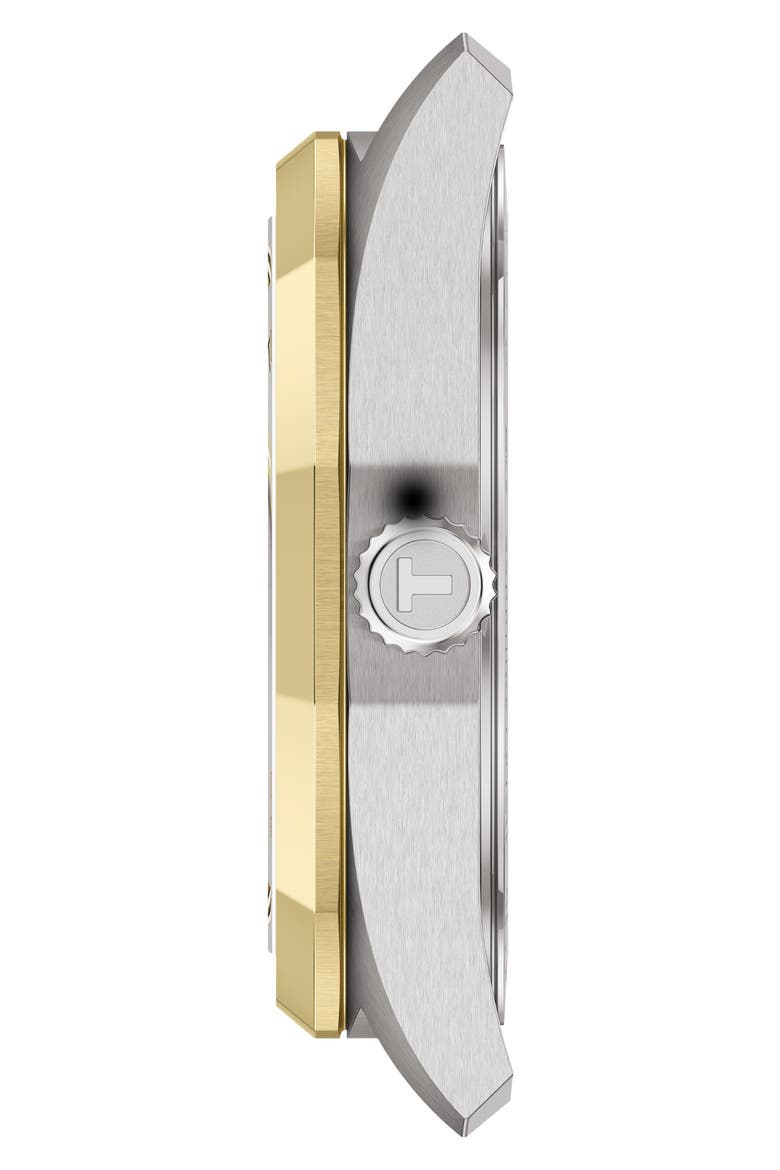 PRC 100 Solar Two-Tone Bracelet Watch, 34mm, Alternate, color, SILVER