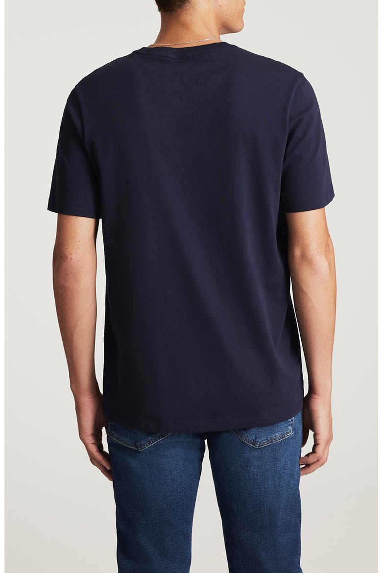 Cotton Crewneck T-Shirt, Alternate, color, BARITONE BLUE