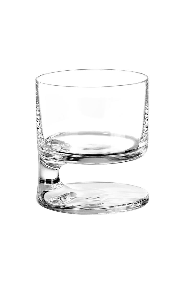 Double Old Fashion Glass Smoke Set Of 2, Main, color, Clear Crystal