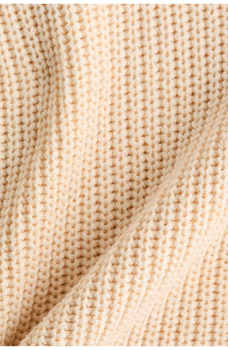 H&M Rib-knit top, Alternate, color, Beige