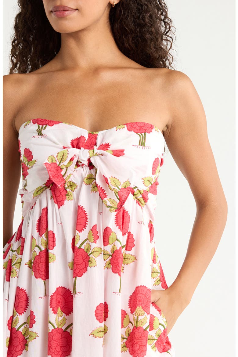 Alexi Floral Organic Cotton Voile Maxi Dress, Alternate, color, BLOOM POEM
