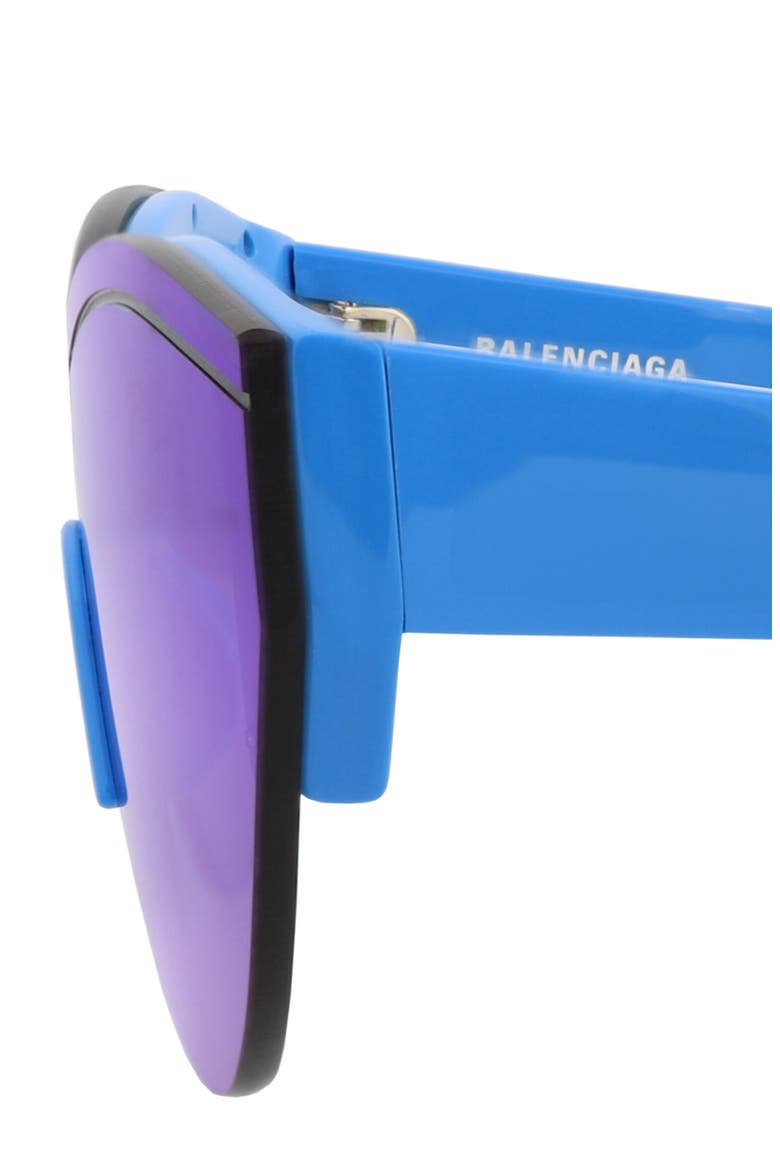 99mm Shield Mirrored Sunglasses, Alternate, color, LIGHT BLUE