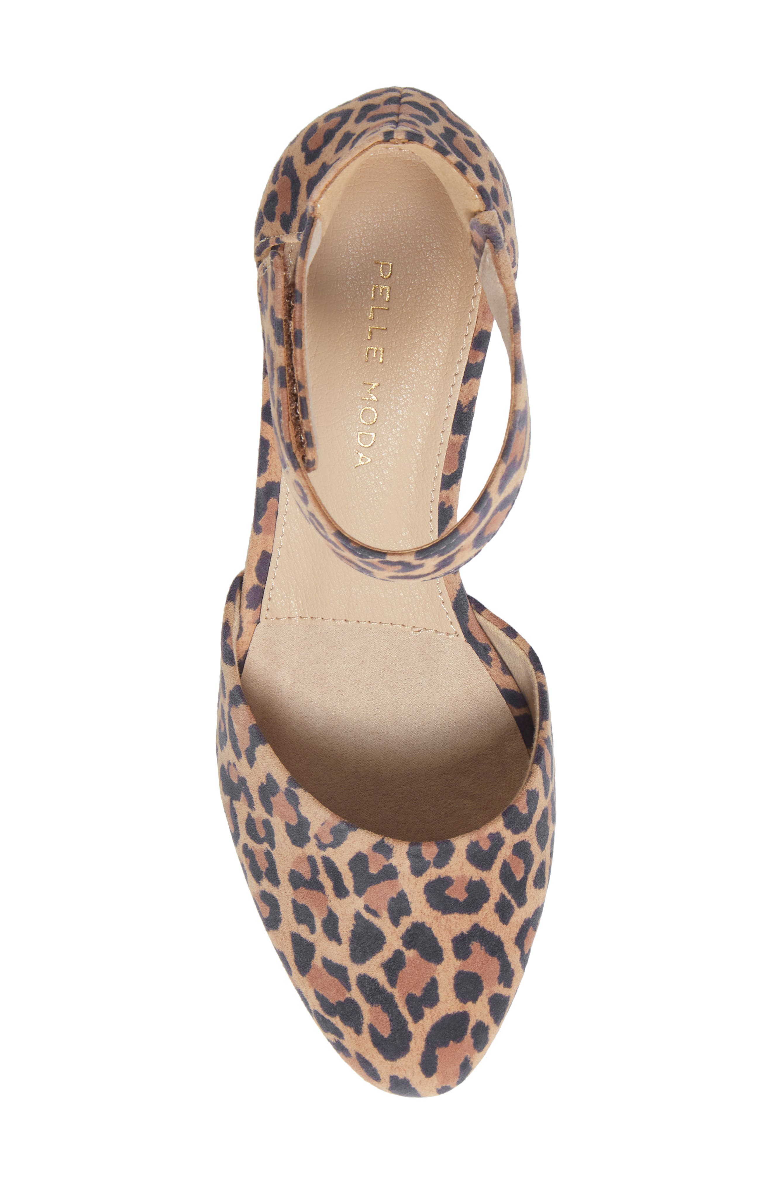 Kitty Pump, Alternate, color, BROWN LEOPARD PRINT SUEDE