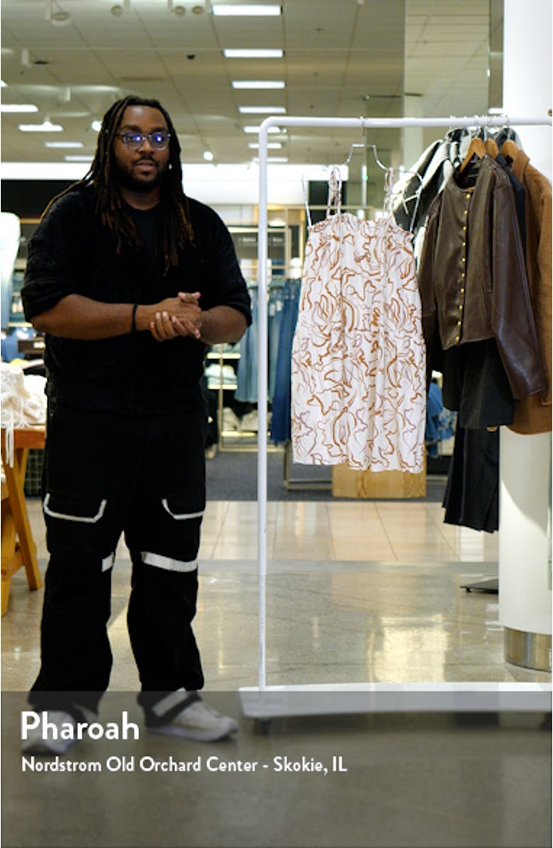 Solaris Tie Strap Minidress, sales video thumbnail