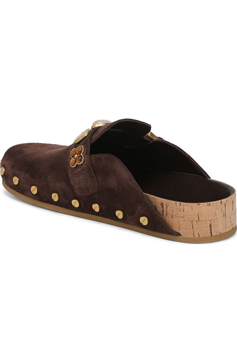 Veronica Beard Fern Charm Clog, Alternate, color, Espresso