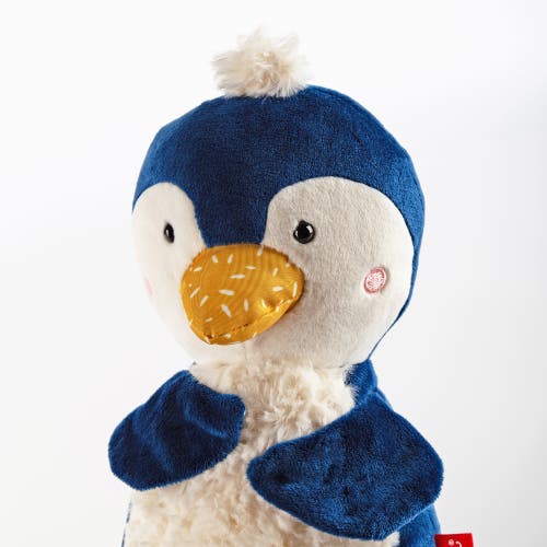 Sigikid Patchwork Penguin Plush Toy In Multicolored