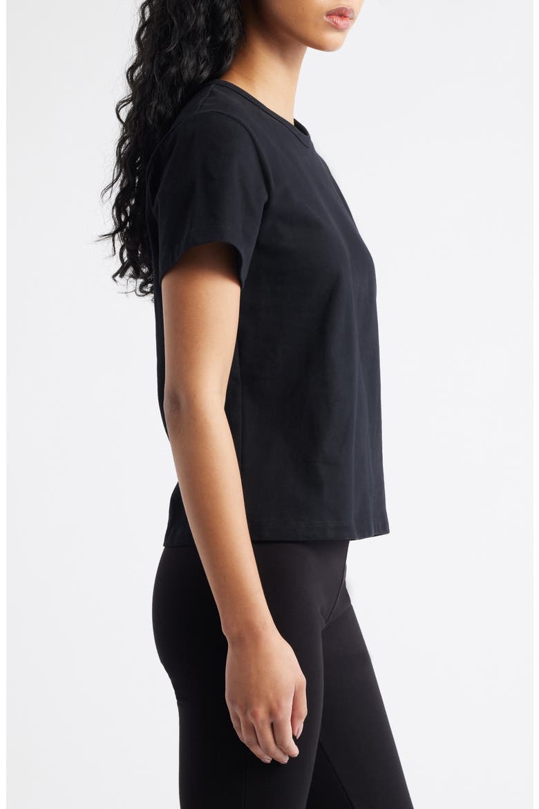 Reese Oversize Cotton T-Shirt, Alternate, color, BLACK