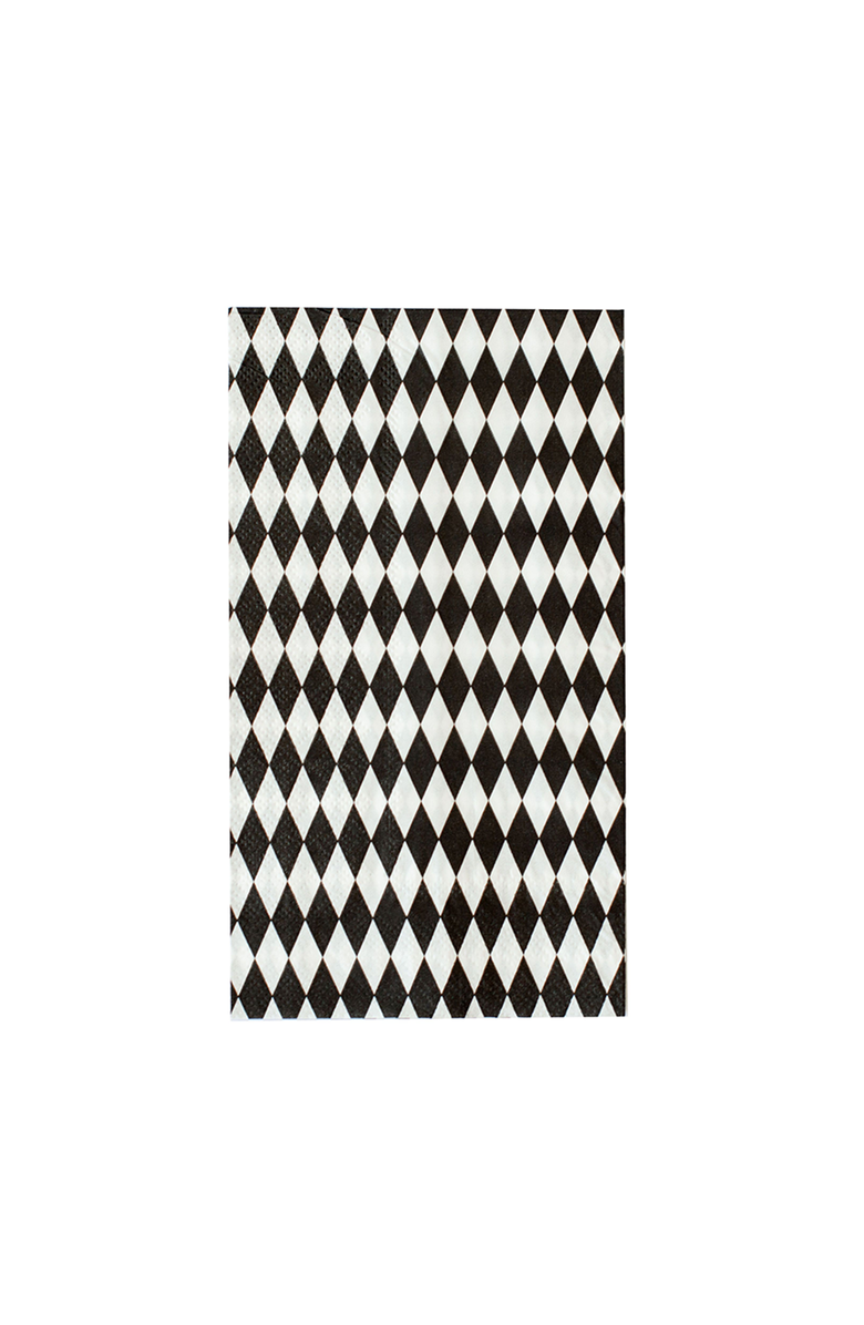 Jollity 
Co Harlequin Guest Napkins, Main, color, The Classic