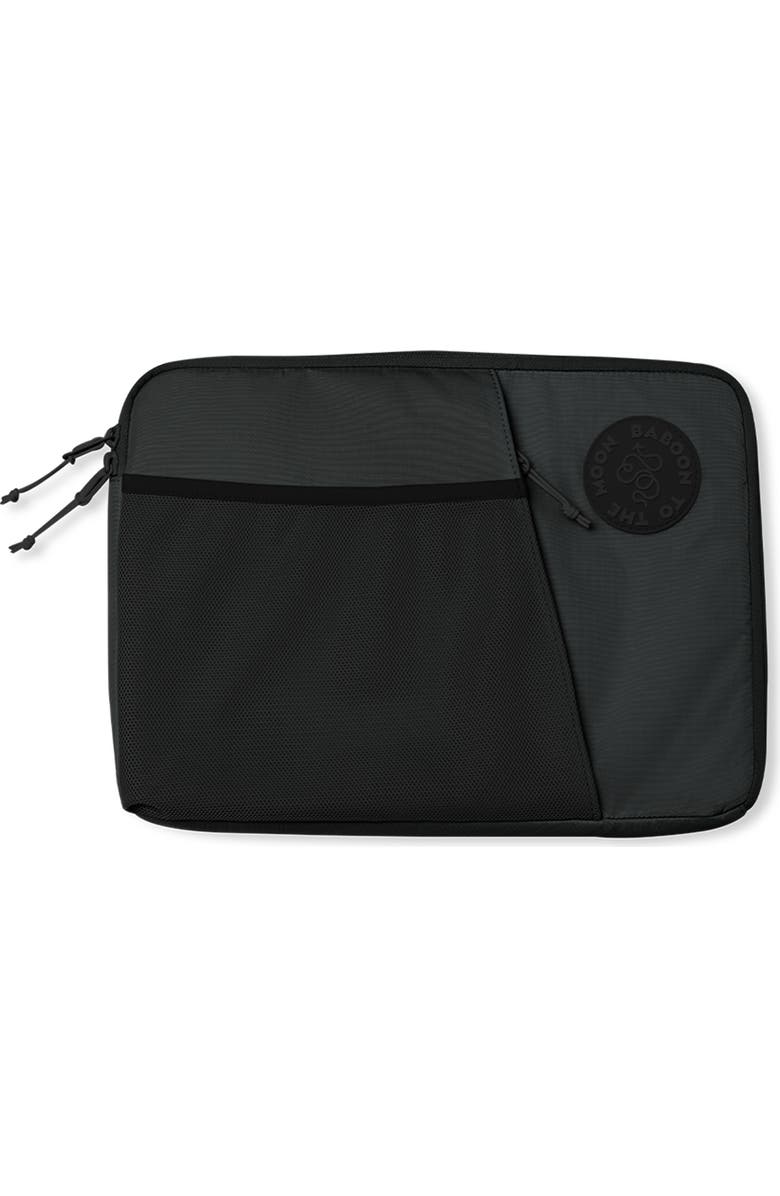 Baboon to the Moon Laptop Case, Main, color, Black/ Grey