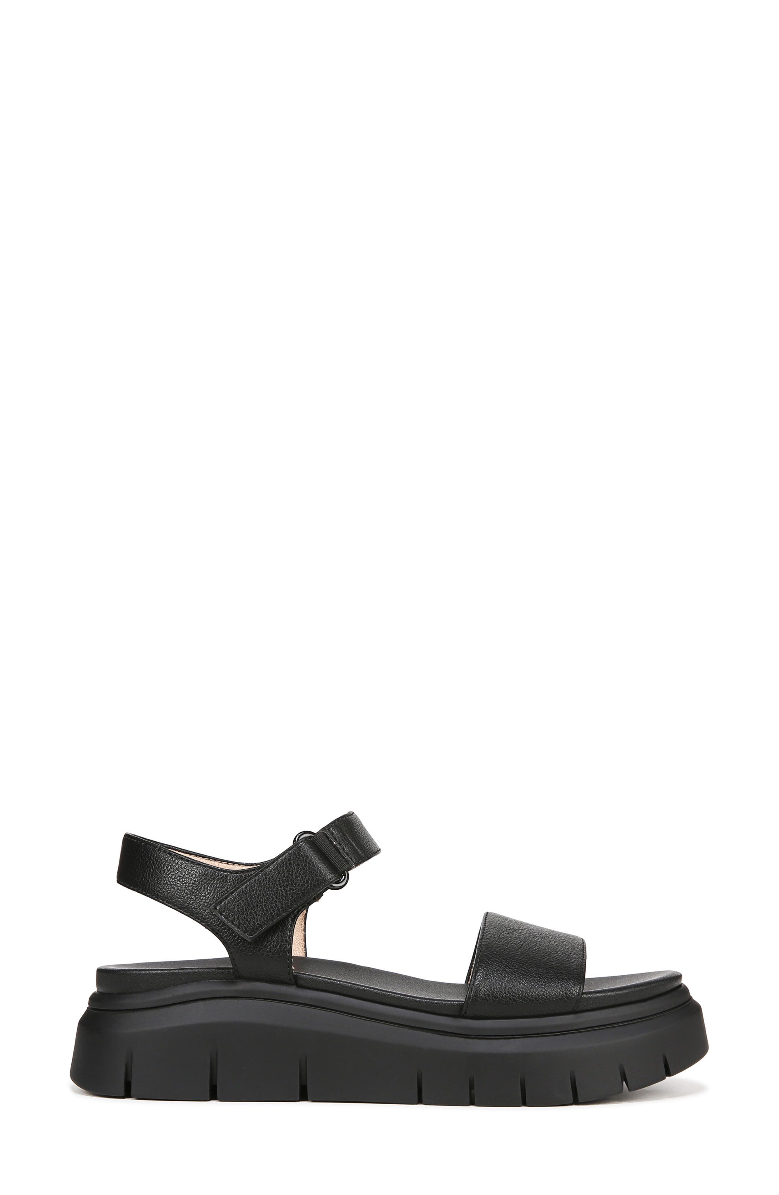 SOUL NATURALIZER Poppi Platform Sandal - Wide Width Available, Alternate, color, Black Faux Leather