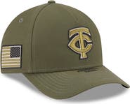 New Era Youth New Era Olive Minnesota Twins 2026 Armed Forces Day 9FORTY M-Crown Adjustable Hat