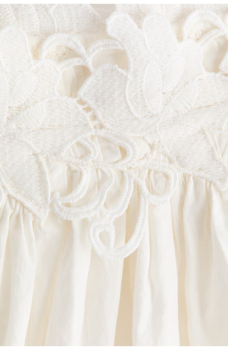 H&M Cotton Balloon Skirt, Alternate, color, White