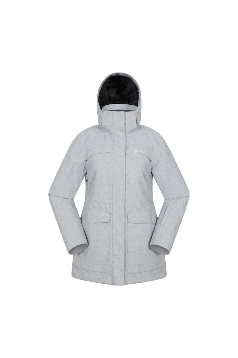 Snowdrift Waterproof Ski Jacket, Main, color, Light Grey
