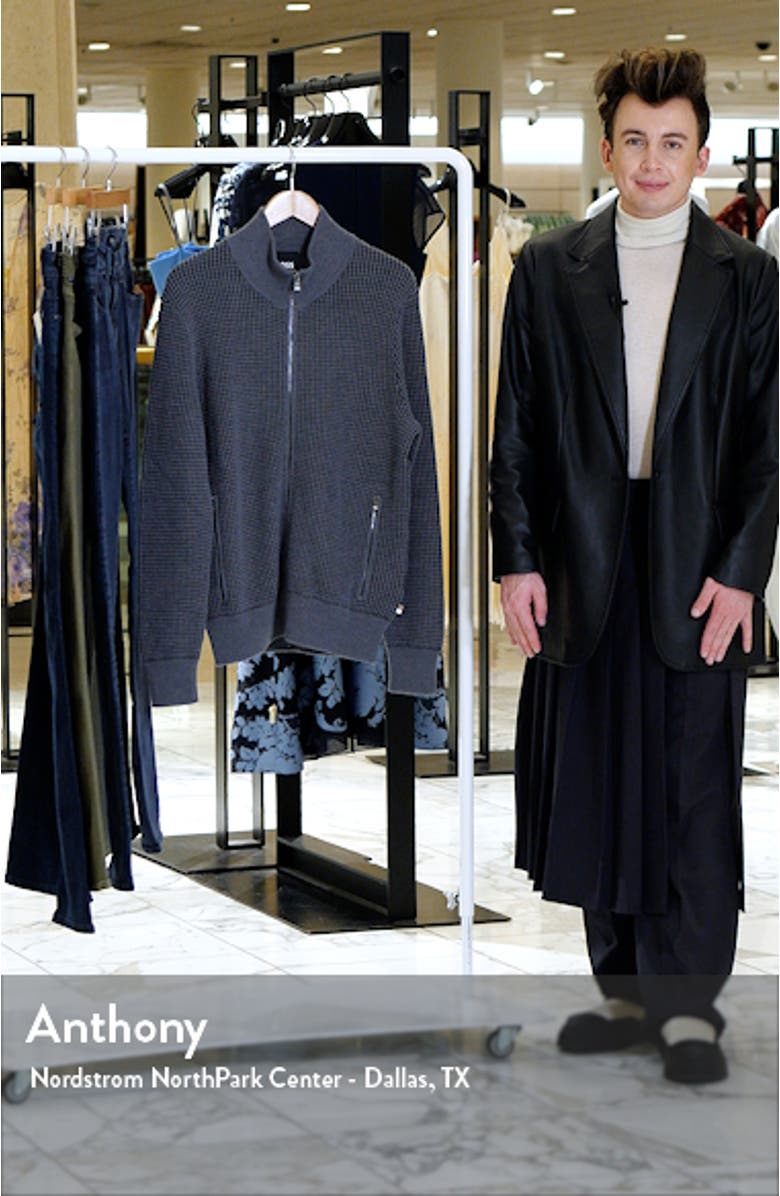 Mabeo Cotton & Wool Zip Cardigan, sales video thumbnail