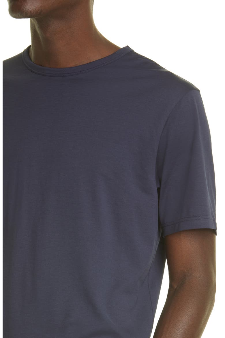 Crewneck T-Shirt, Alternate, color, NAVY